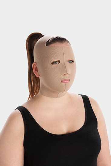 compression face mask for swelling.